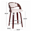 Pino 24" Fixed-Height Barstool - Set of 2