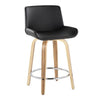 Santi 24" Fixed-Height Counter Stool - Set of 2