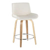 Santi 24" Fixed-Height Counter Stool - Set of 2