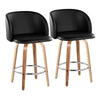 Fran 25" Fixed-Height Counter Stool - Set of 2