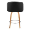 Fran 25" Fixed-Height Counter Stool - Set of 2