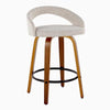 Grotto Upholstered 25" Fixed-Height Counter Stool - Set of 2