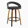 Grotto Upholstered 25" Fixed-Height Counter Stool - Set of 2