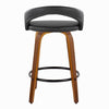 Grotto Upholstered 25" Fixed-Height Counter Stool - Set of 2