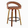 Grotto Upholstered 25" Fixed-Height Counter Stool - Set of 2