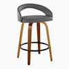 Grotto Upholstered 25" Fixed-Height Counter Stool - Set of 2