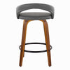 Grotto Upholstered 25" Fixed-Height Counter Stool - Set of 2