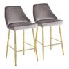 Marcel 25" Fixed-Height Counter Stool - Set of 2