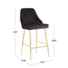 Marcel 25" Fixed-Height Counter Stool - Set of 2