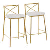 Modern Charlotte Counter Stool - Set of 2