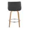 Santi 25" Fixed-Height Counter Stool - Set of 2