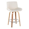 Santi 25" Fixed-Height Counter Stool - Set of 2
