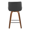 Santi 25" Fixed-Height Counter Stool - Set of 2