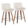 Santi 25" Fixed-Height Counter Stool - Set of 2