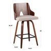 Ariana 26" Fixed-Height Counter Stool - Set of 2