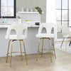 Ava Upholstered 26" Fixed-Height Counter Stool - Set of 2