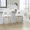 Ava Upholstered 26" Fixed-Height Counter Stool - Set of 2