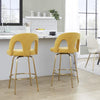 Ava Upholstered 26" Fixed-Height Counter Stool - Set of 2