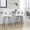 Ava Upholstered 26" Fixed-Height Counter Stool - Set of 2