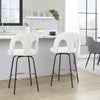 Ava Upholstered 26" Fixed-Height Counter Stool - Set of 2