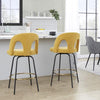 Ava Upholstered 26" Fixed-Height Counter Stool - Set of 2