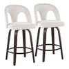 Ava Upholstered 26" Fixed-Height Counter Stool - Set of 2
