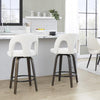 Ava Upholstered 26" Fixed-Height Counter Stool - Set of 2