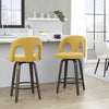 Ava Upholstered 26" Fixed-Height Counter Stool - Set of 2