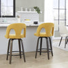 Ava Upholstered 26" Fixed-Height Counter Stool - Set of 2