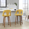 Ava Upholstered 26" Fixed-Height Counter Stool - Set of 2