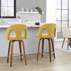 Ava Upholstered 26" Fixed-Height Counter Stool - Set of 2