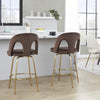 Ava Upholstered 26" Fixed-Height Counter Stool - Set of 2