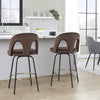 Ava Upholstered 26" Fixed-Height Counter Stool - Set of 2