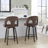 Ava Upholstered 26" Fixed-Height Counter Stool - Set of 2