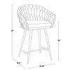 Braided Matisse Counter Stool