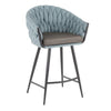 Braided Matisse Counter Stool