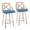 Charlotte 26" Fixed-Height Counter Stool - Set of 2