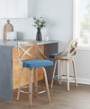 Charlotte 26" Fixed-Height Counter Stool - Set of 2