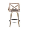Charlotte 26" Fixed-Height Counter Stool - Set of 2