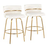 Cinch Claire 26" Fixed-Height Counter Stool - Set of 2