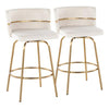 Cinch Claire 26" Fixed-Height Counter Stool - Set of 2