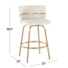Cinch Claire 26" Fixed-Height Counter Stool - Set of 2