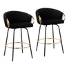 Claire 26" Fixed-Height Counter Stool - Set of 2