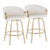 Claire 26" Fixed-Height Counter Stool - Set of 2