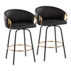 Claire 26" Fixed-Height Counter Stool - Set of 2