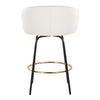 Claire 26" Fixed-Height Counter Stool - Set of 2