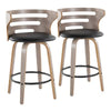 Cosini 26" Fixed-Height Counter Stool - Set of 2