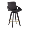 Cosmo Swivel Fixed-Height Counter Stool - Set of 2