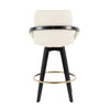 Cosmo Swivel Fixed-Height Counter Stool - Set of 2