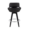 Cosmo Swivel Fixed-Height Counter Stool - Set of 2